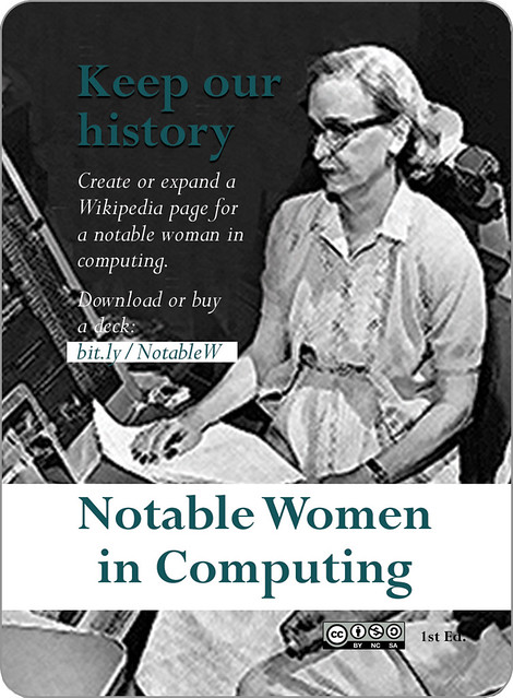 Why We Used Creative Commons for the Notable Women in Computing Card Deck – FeelingElephants
