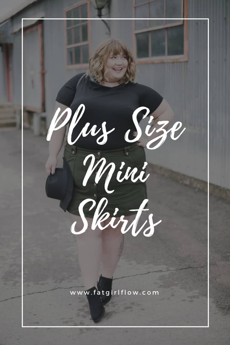 Plus Size Mini Skirts - Maximum Style -