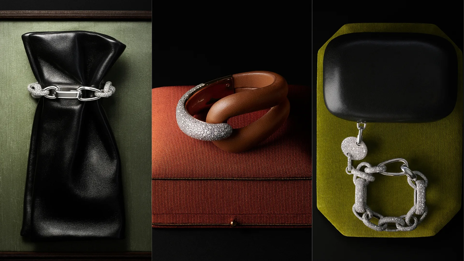 Gucci ร่วมกับ Pomellato ผสานงานเครื่องหนังและอัญมณีชั้นสูงในจิวเวลรีคอลเล็กชั่น 'Monili'