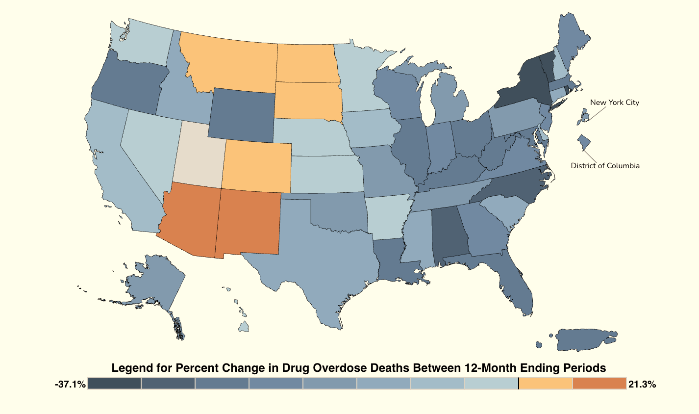 Historic Drop in Overdose Deaths Has Slowed by More Than Half Since 2024