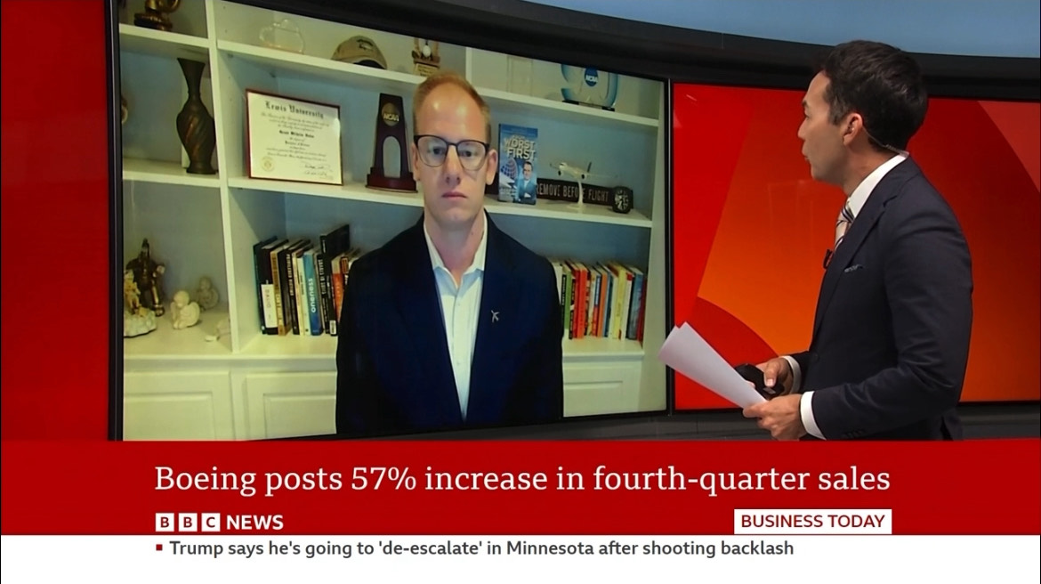 Forecast International Analyzes Boeing’s Recovery on BBC News - Flight Plan