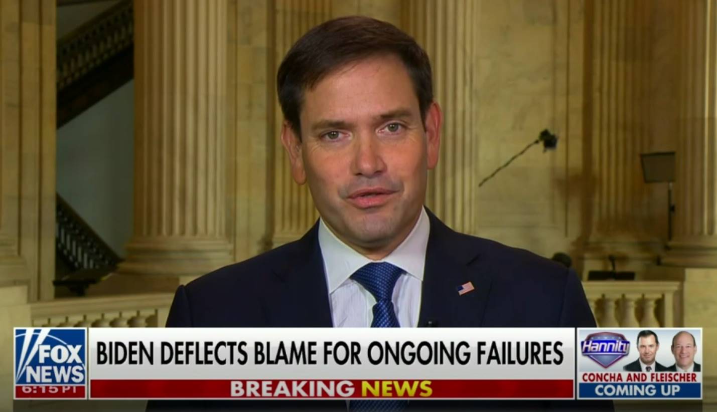 Joe Biden's 'incompetence' latest Marco Rubio talking point