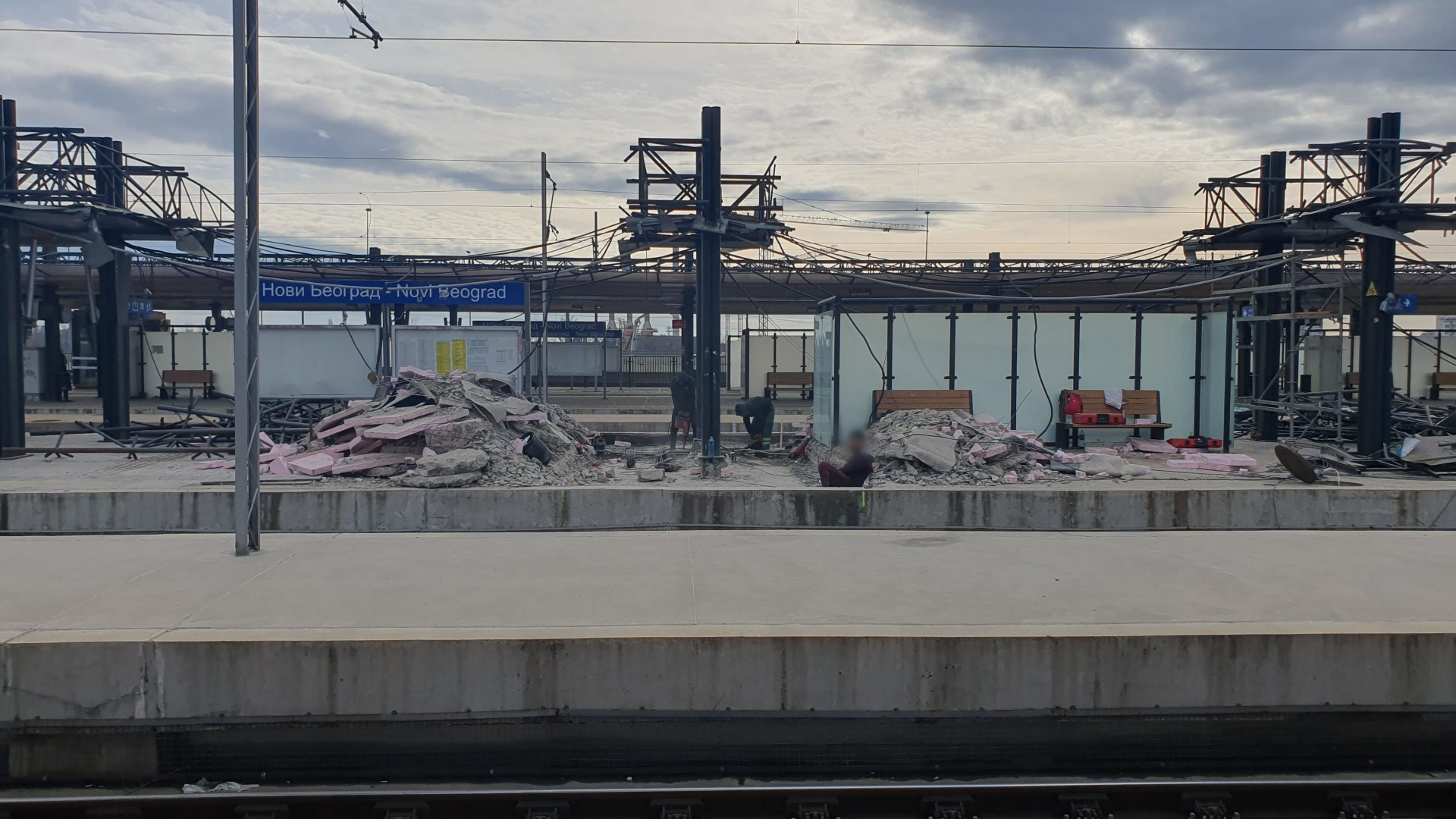 Kako teče rekonstrukcija železničke stanice Novi Beograd