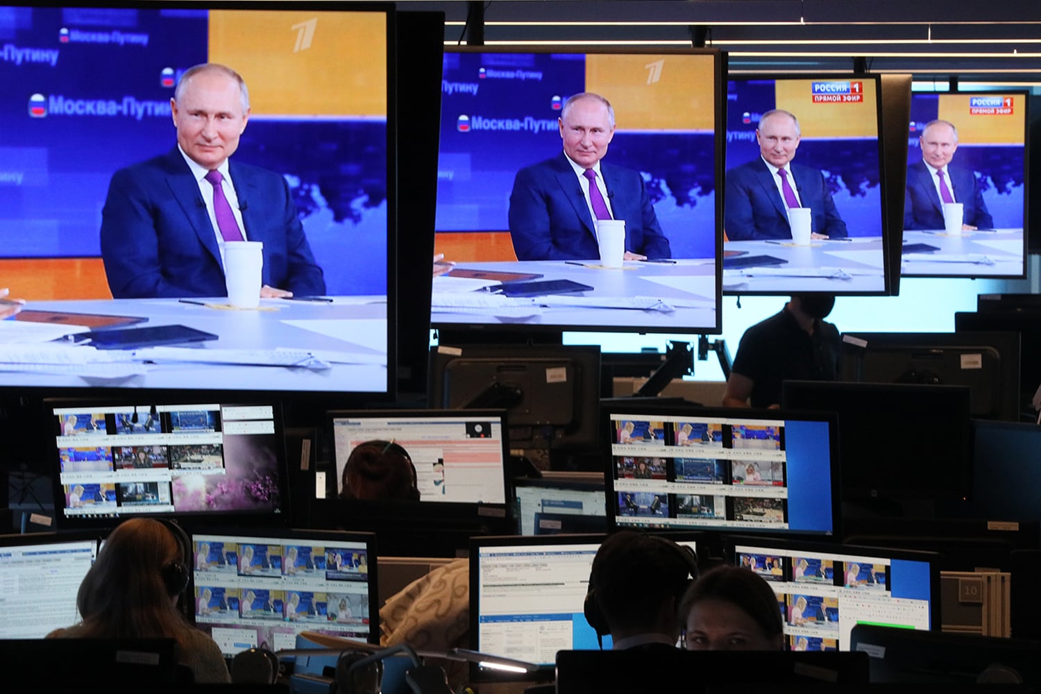 Russian State Media Aren’t Preparing for War