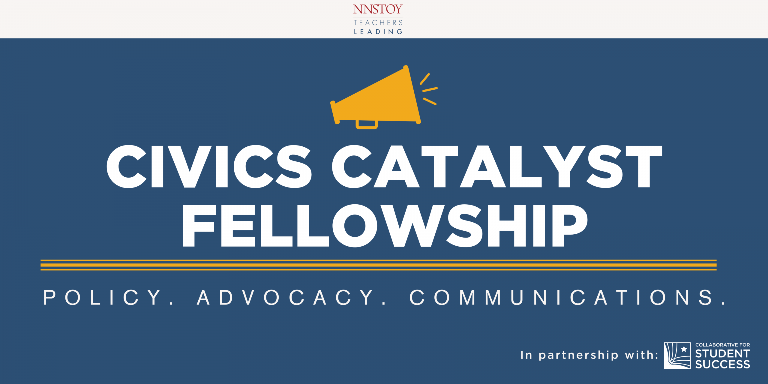 Civics Catalyst Fellowship | Collaborative for Student Success