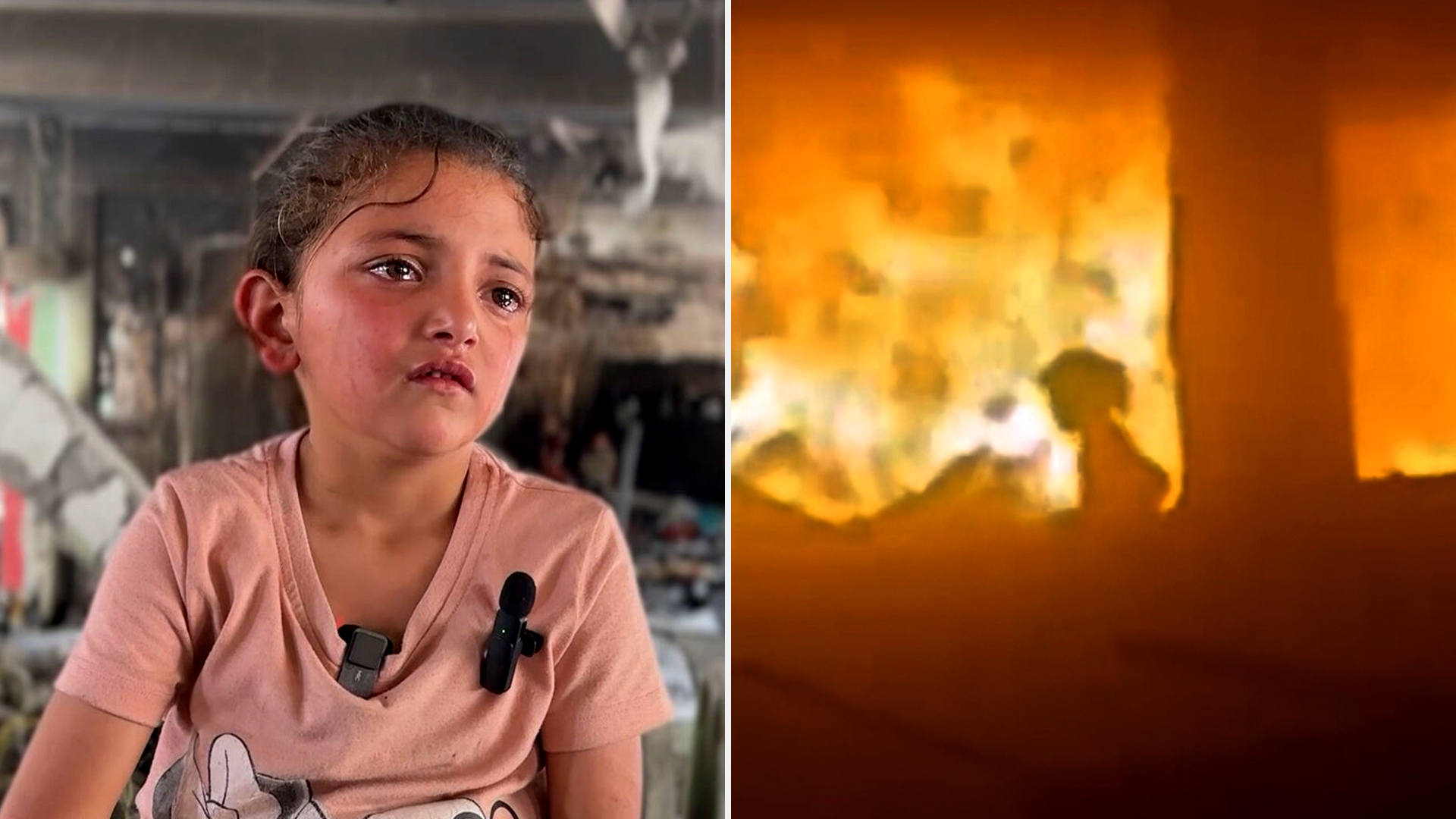 How one five-year-old girl escaped an Israeli airstrike on a school in Gaza – Channel 4 News