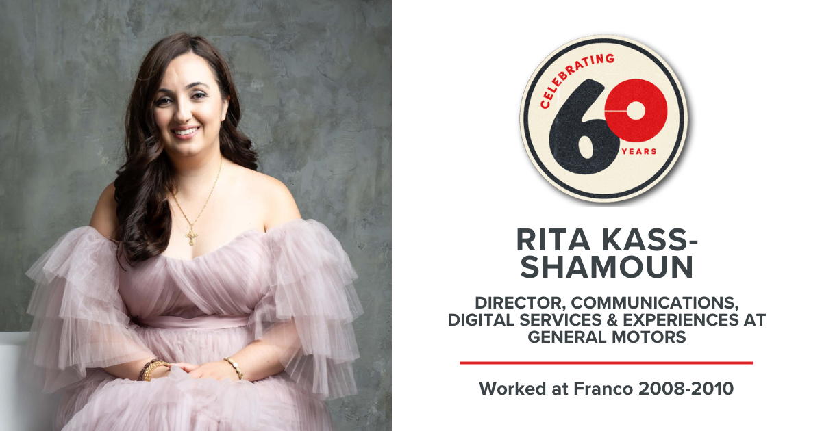 Celebrating 60 Years: Franco Alumni Spotlight Featuring Rita Kass-Shamoun - Franco