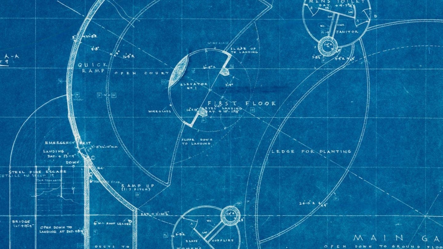 Illuminating Details from Frank Lloyd Wright’s Guggenheim Blueprints - Frank Lloyd Wright Foundation