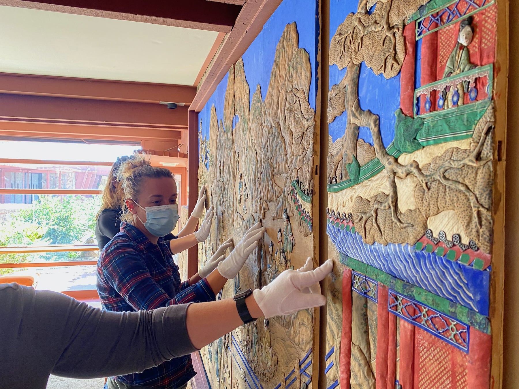 Preserving Frank Lloyd Wright's Asian Screens - Frank Lloyd Wright Foundation