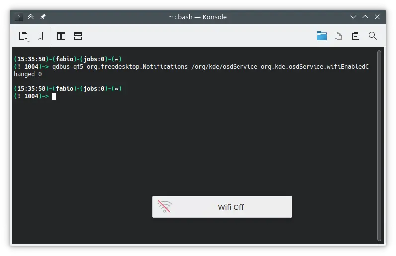 FreeAptitude - Playing with DBus and KDE applications (part 3)