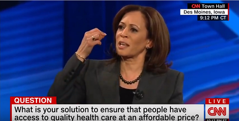 Harris on Private Health Insurance: 'Let's Eliminate All of That'