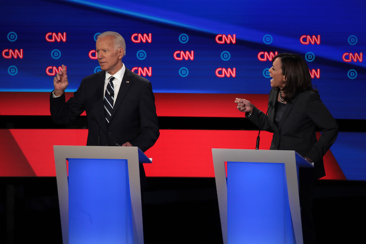 Biden Hits Harris Over Assault Weapons Executive Order