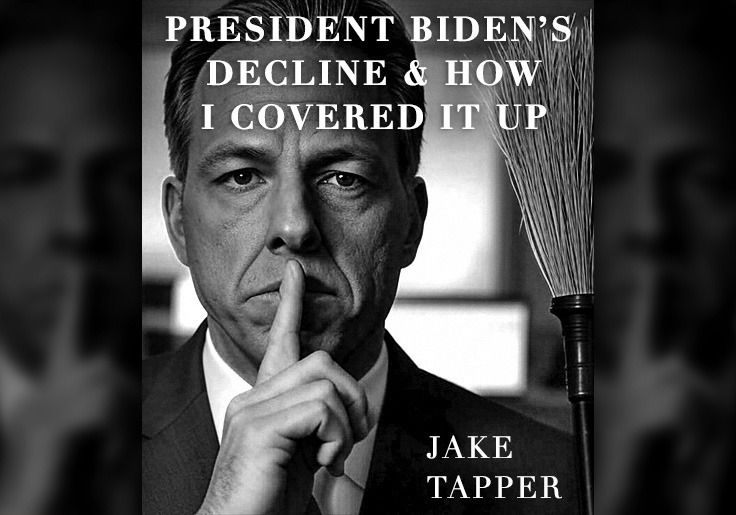 WATCH: Jake Tapper Announces Book Detailing 'Cover-Up' of Joe Biden's Mental Decline After Repeatedly Blaming It On Childhood Stutter