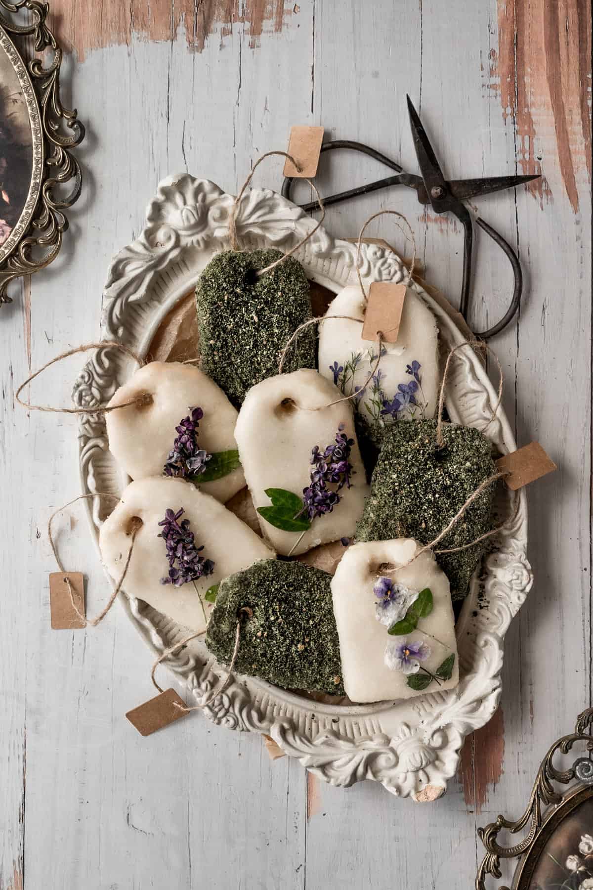 Lilac Shortbread Cookies - Frolic & Fare