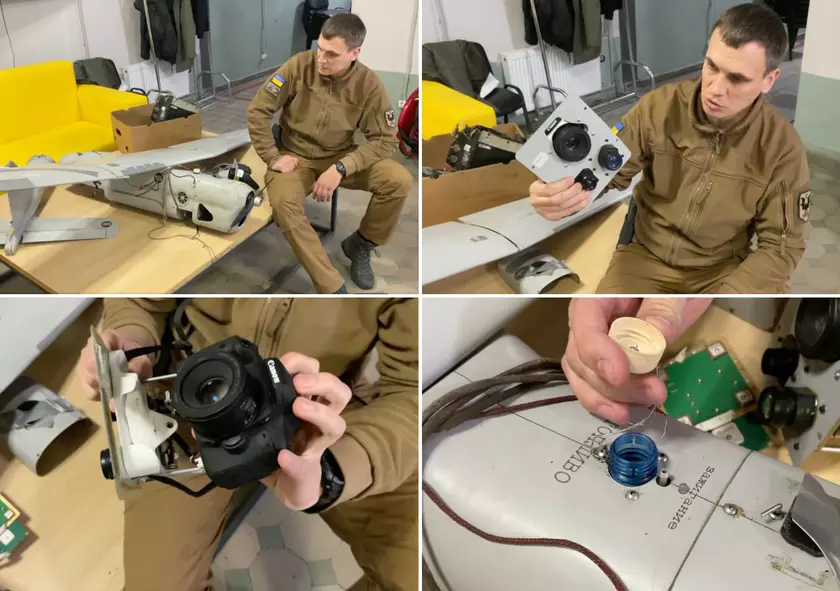 What's inside Orlan-10? A Canon consumer camera and... a plastic bottle were found in a drone shot down by the Armed Forces of Ukraine (video) | Gagadget.com
