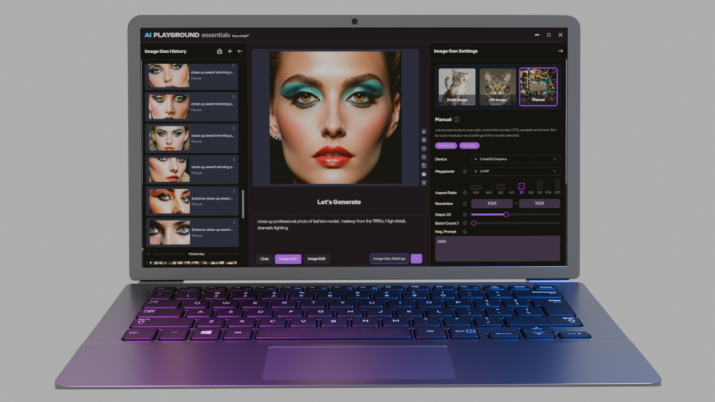 AI Playground Essentials, For Intel Core Series 3 Processors | Intel Gaming Access