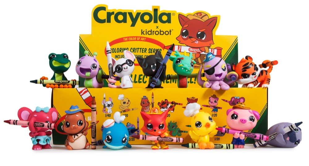 Meet Kidrobot’s Crayola Coloring Critters Blind Box Mini Series [Discount Inside]! – GeekDad