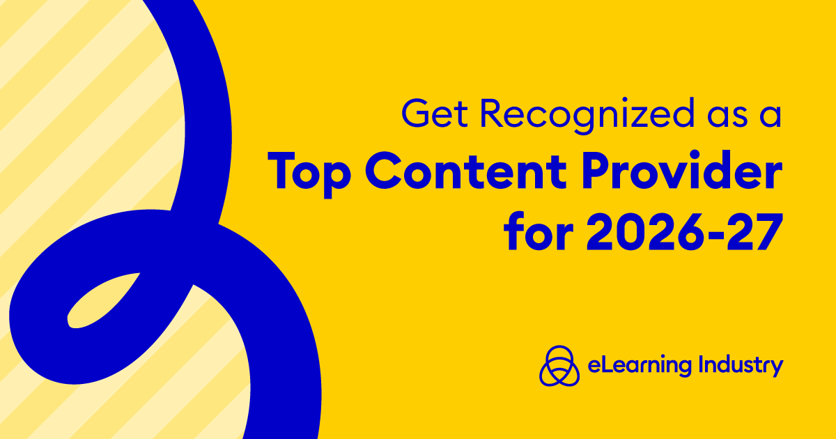 Get Recognized as a Top Content Development Company for 2025 - eLearning Industry