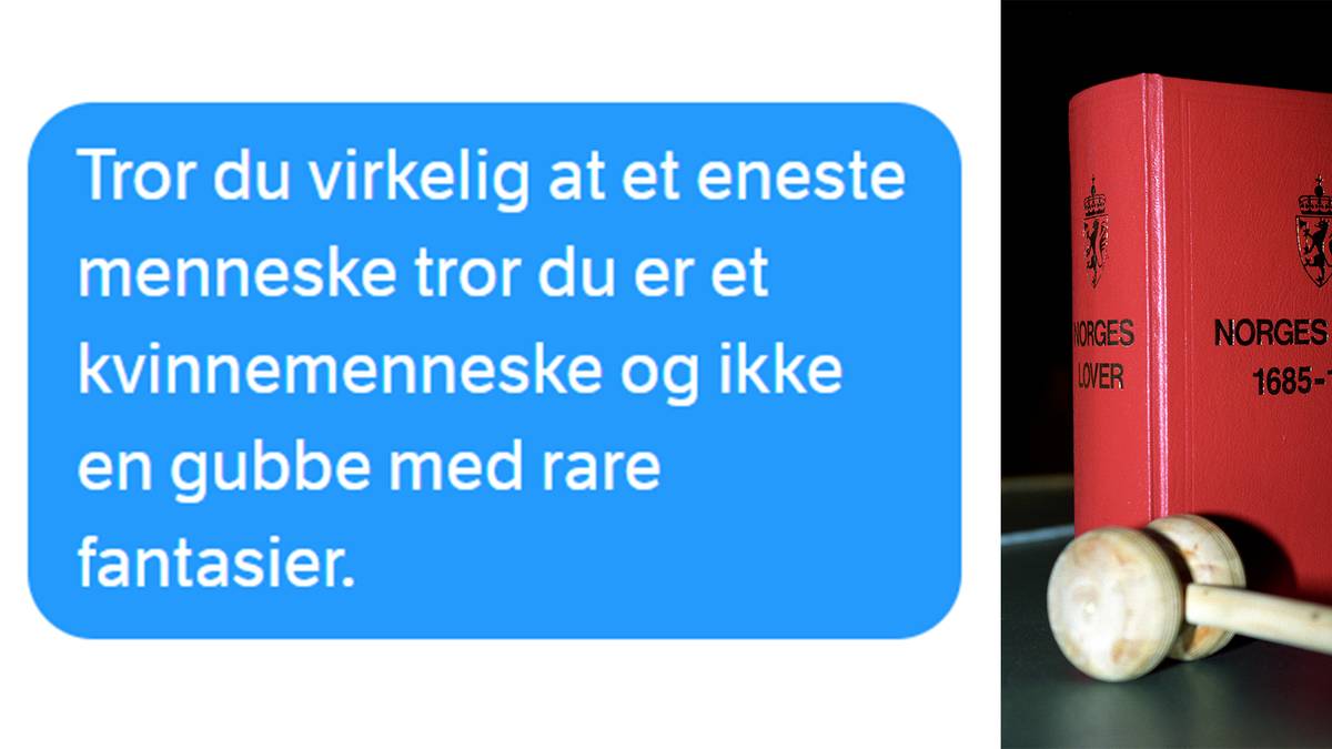 Transkvinne hetsa – mann dømd etter Facebook-kommentarar – NRK Norge – Oversikt over nyheter fra ulike deler av landet