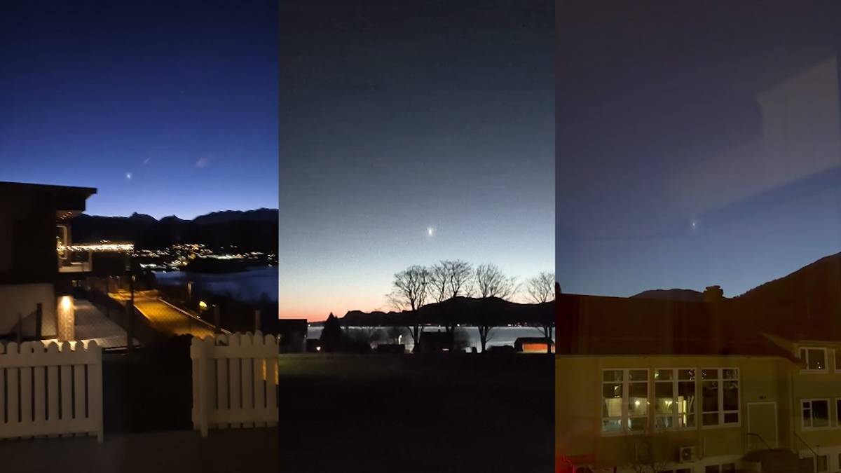 Mystisk lysfenomen på himmelen flere steder – NRK Troms og Finnmark