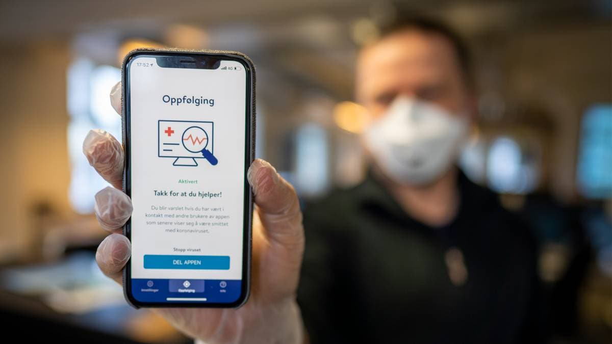 Bare én av fem deler data fra Smittestopp-appen – NRK Norge – Oversikt over nyheter fra ulike deler av landet