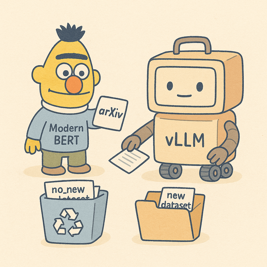 Efficient Inference for ModernBERT Classifiers Using vLLM – Daniel van Strien