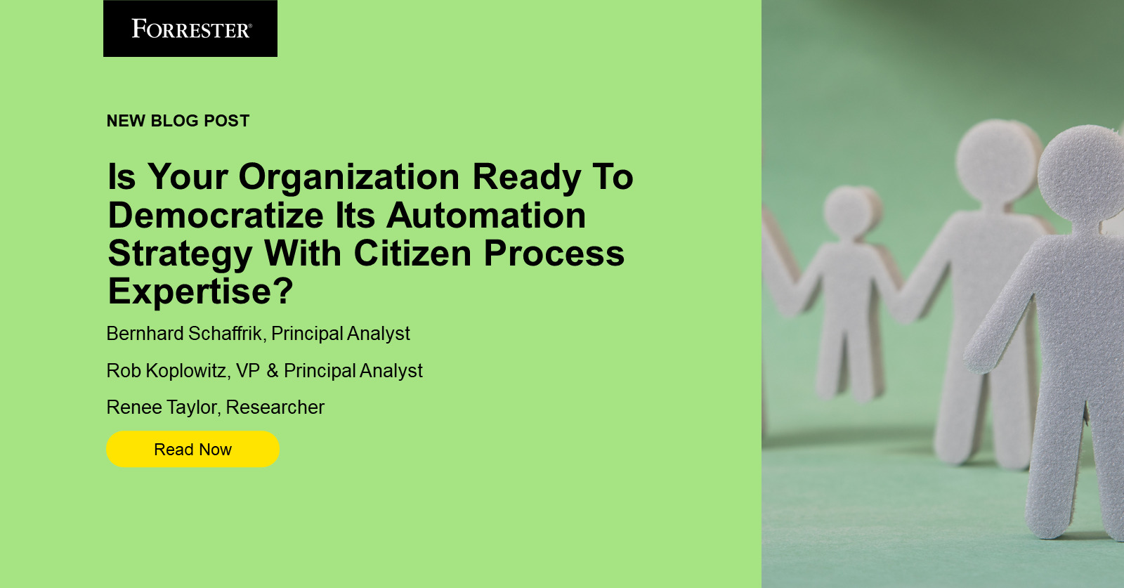 Is Your Organization Ready To Democratize Its Automation Strategy With Citizen Process Expertise?