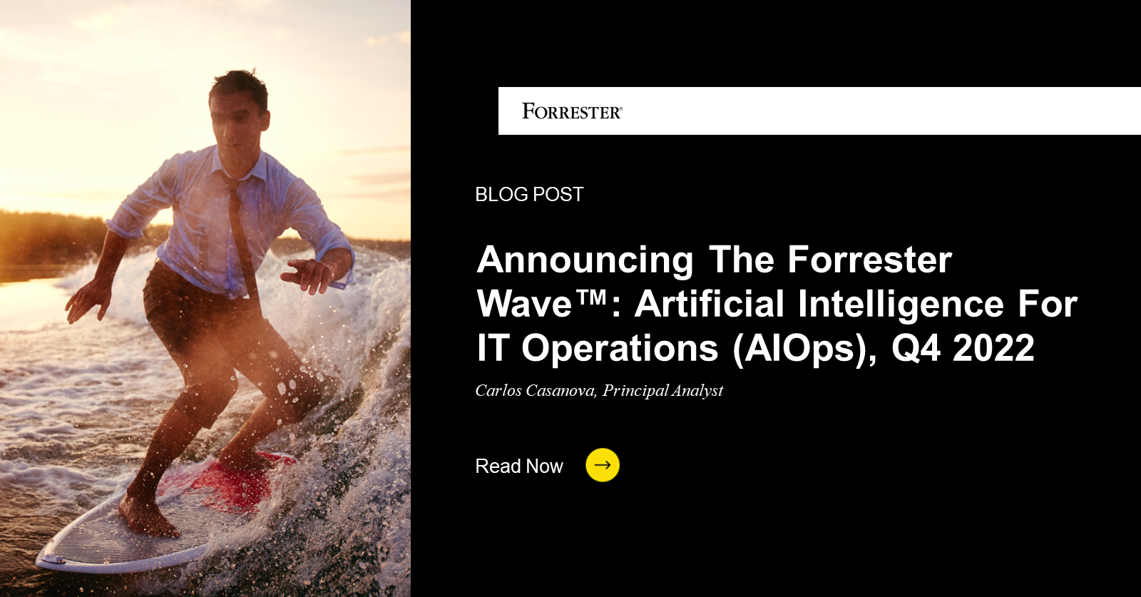 Announcing The Forrester Wave™: Artificial Intelligence For IT Operations (AIOps), Q4 2022