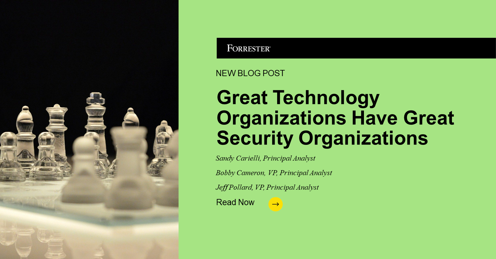 Great Technology Organizations Have Great Security Organizations