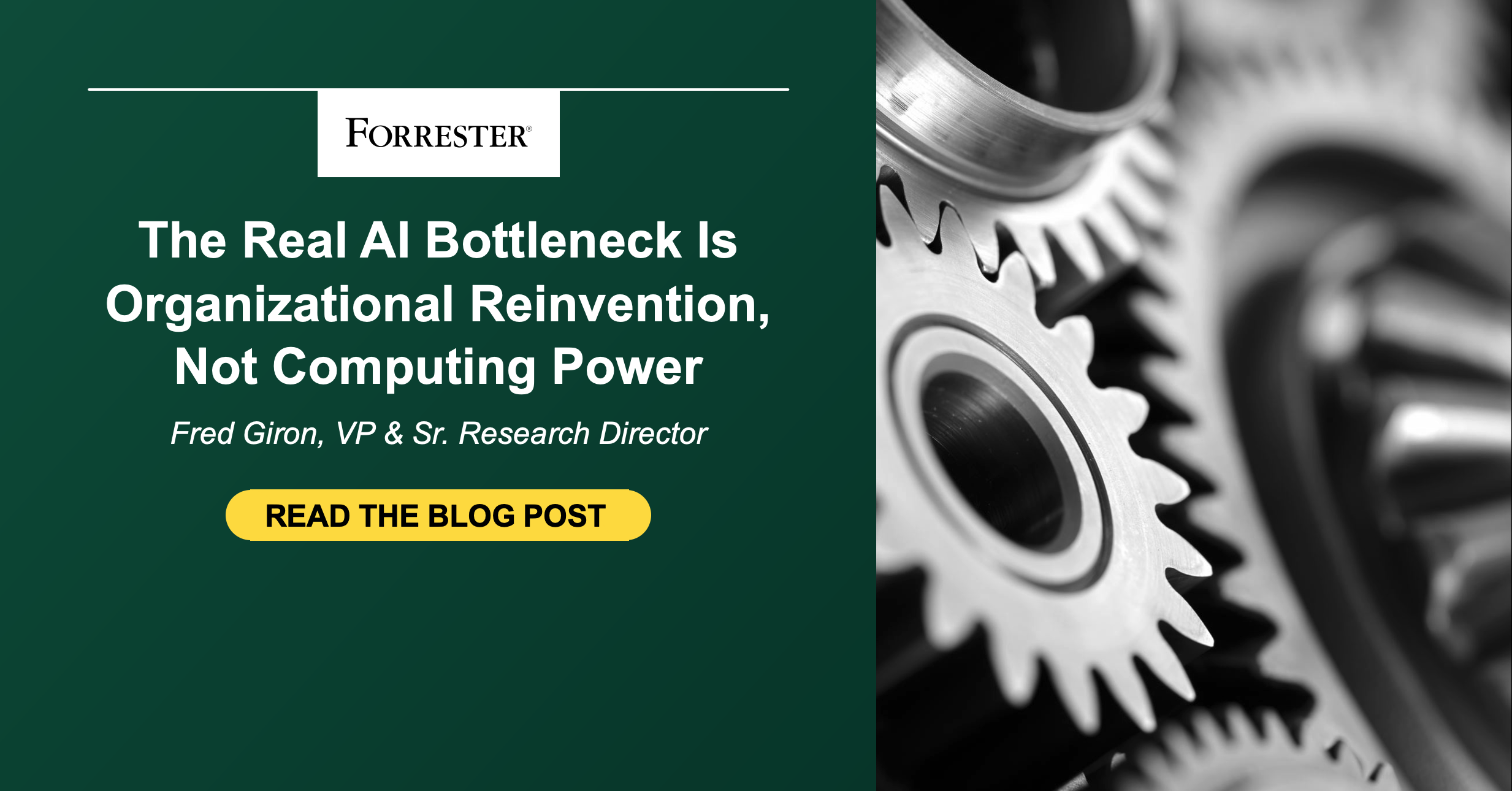 The Real AI Bottleneck Is Organizational Reinvention, Not Computing Power