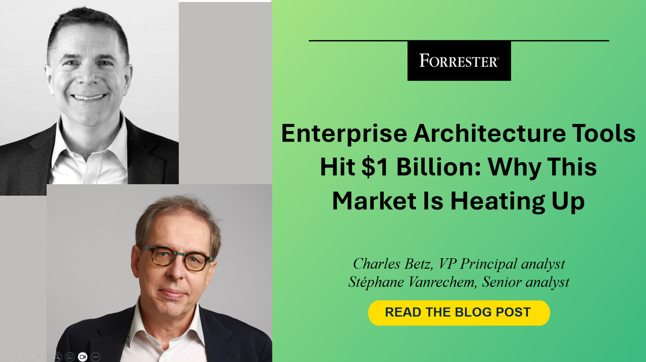 Enterprise Architecture Tools Become A $1 Billion Strategic Battleground