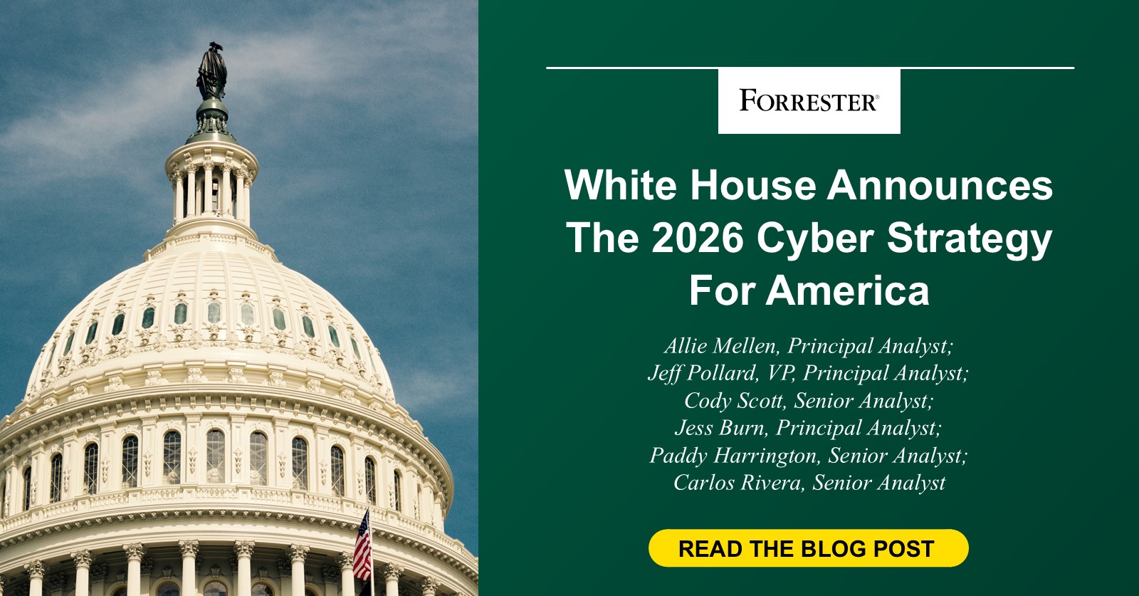 White House Announces The 2026 Cyber Strategy For America