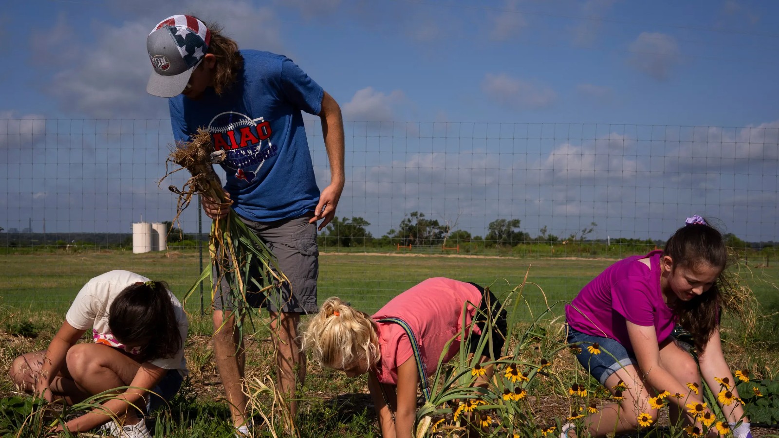 At a shuttered Texas coal mine, a 1-acre garden is helping feed 2,000 people per month | Grist