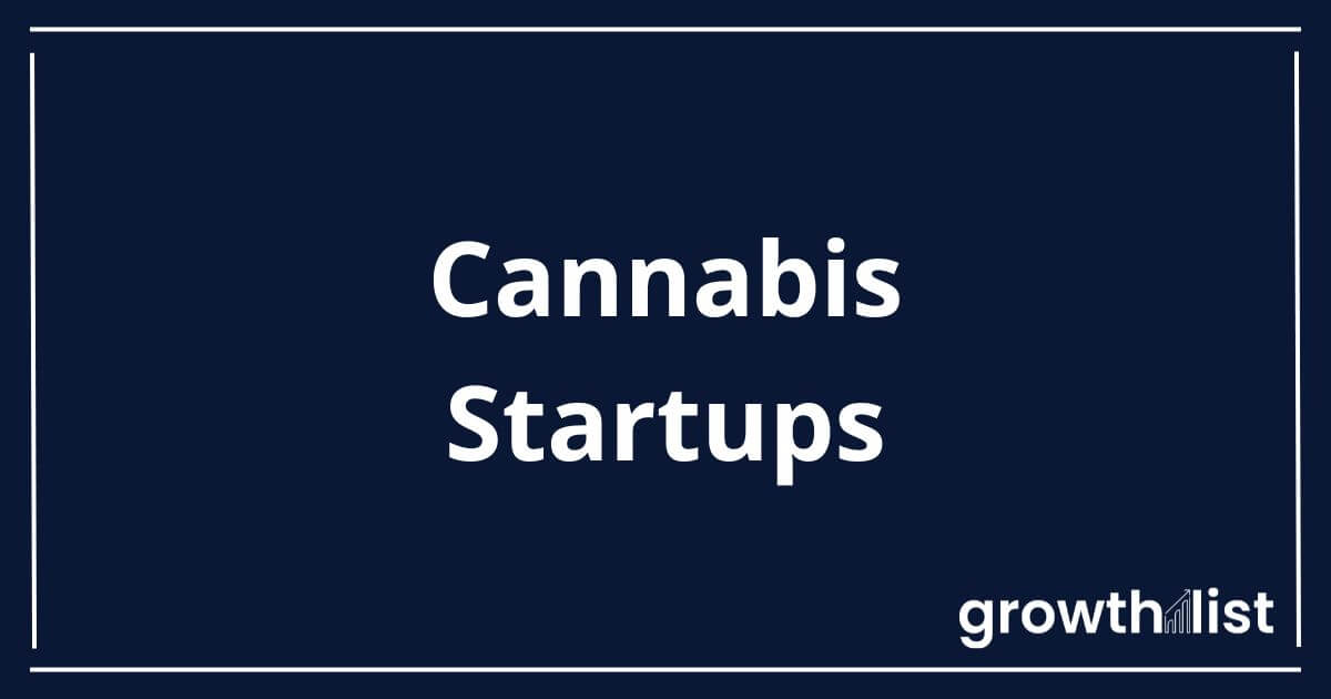 List of Funded Cannabis Startups For 2026 - Growth List