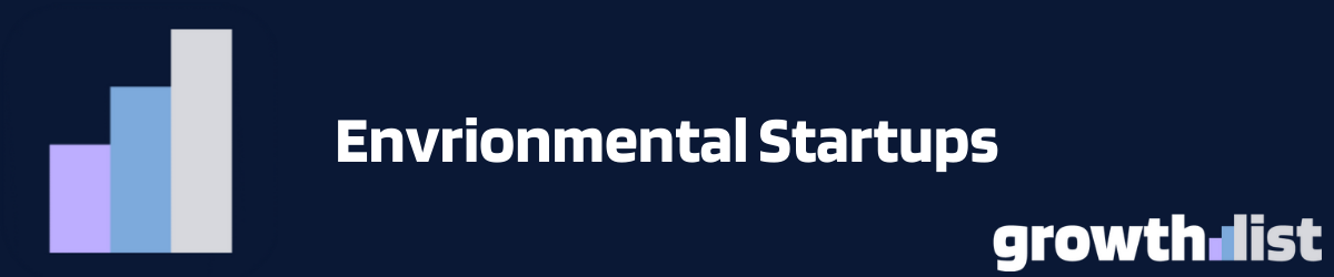590+ Environmental Startups 2026 | Funding Data & Contacts