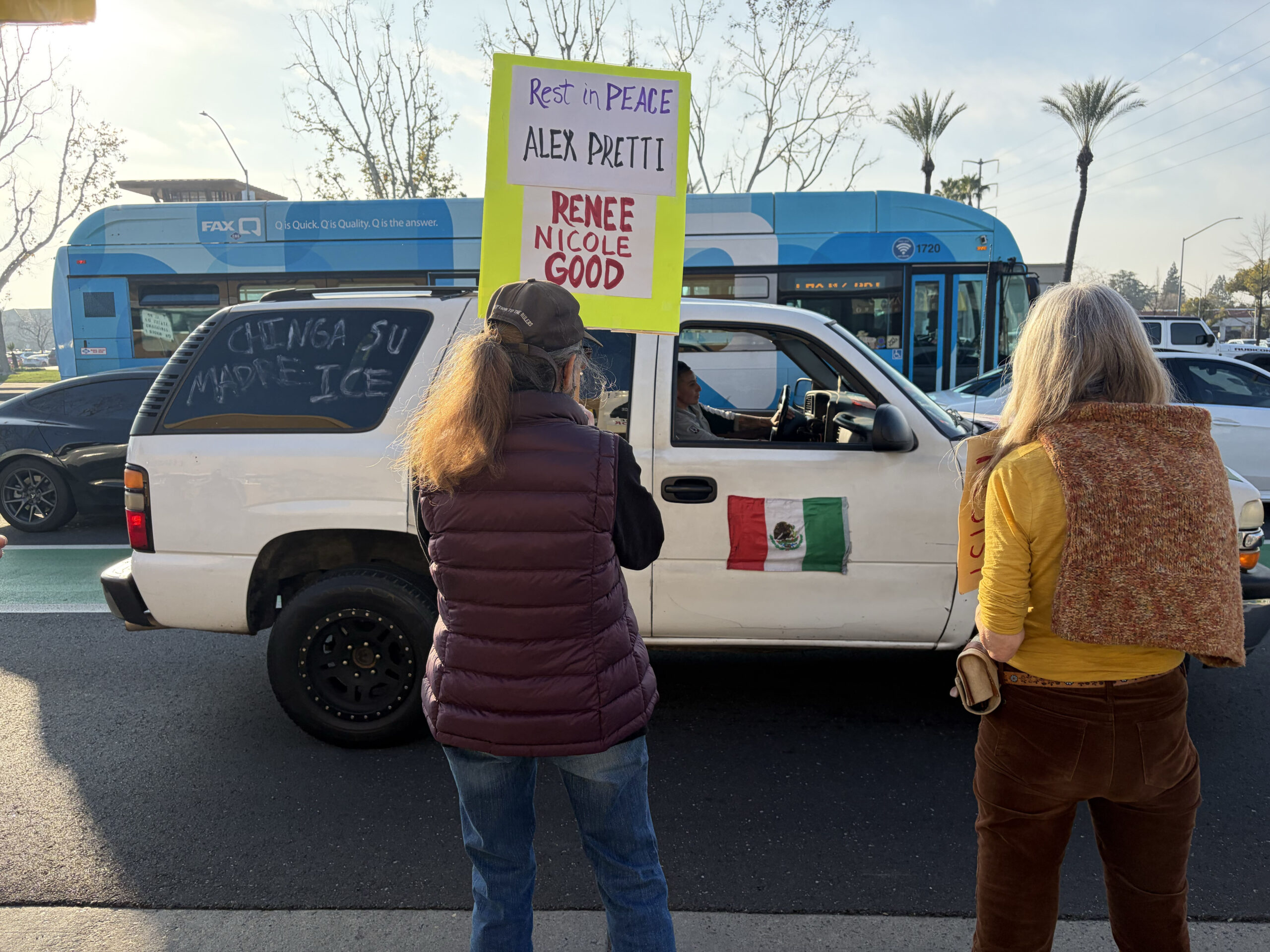Peace Fresno Demonstrates Against Immigration Policy - GV Wire