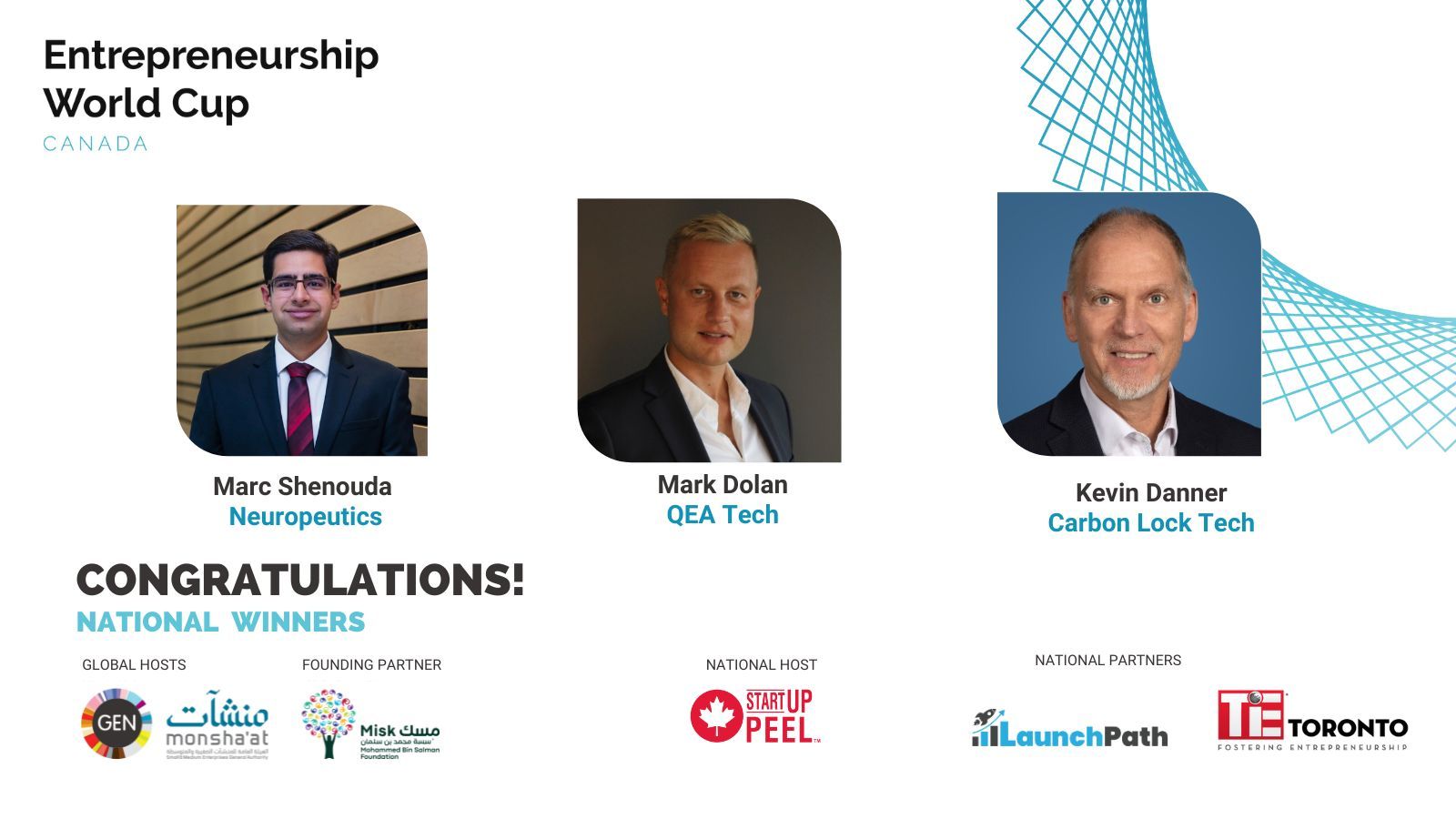 Health Innovation Hub (H2i) @ U of T | Neuropeutics Earns Top Spot at Entrepreneurship World Cup - Health Innovation Hub (H2i) @ U of T