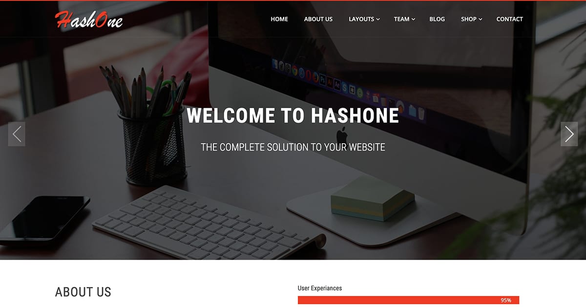 HashOne - Powerful Multipurpose WordPress Business Theme