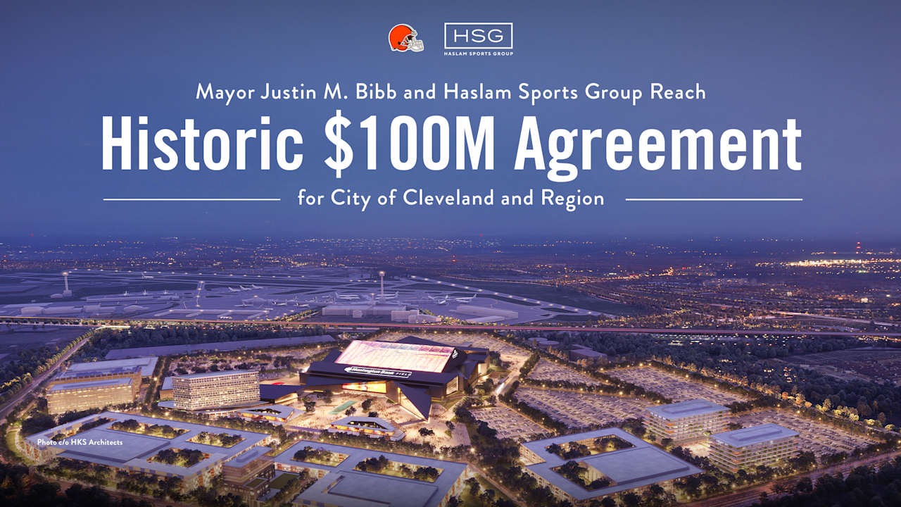 Mayor Bibb and Haslam Sports Group reach historic $100M agreement for the residents of the city of Cleveland and the region - Haslam Sports Group