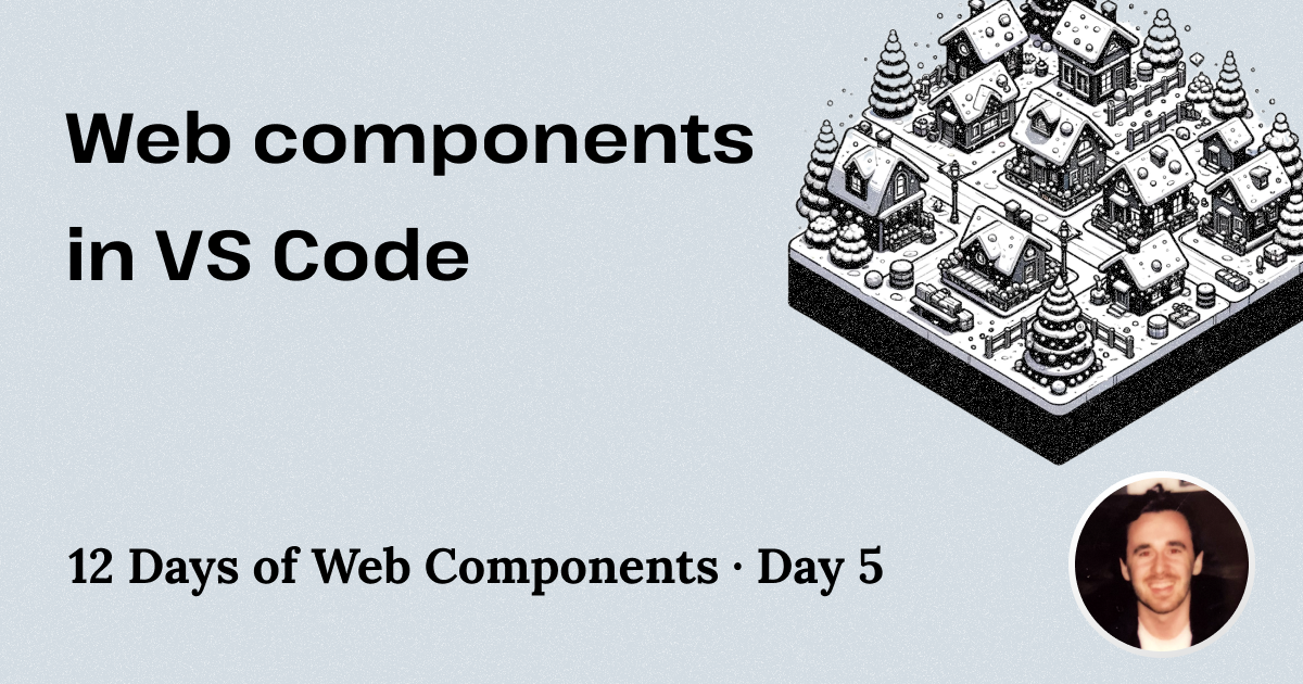 Web components in VS Code