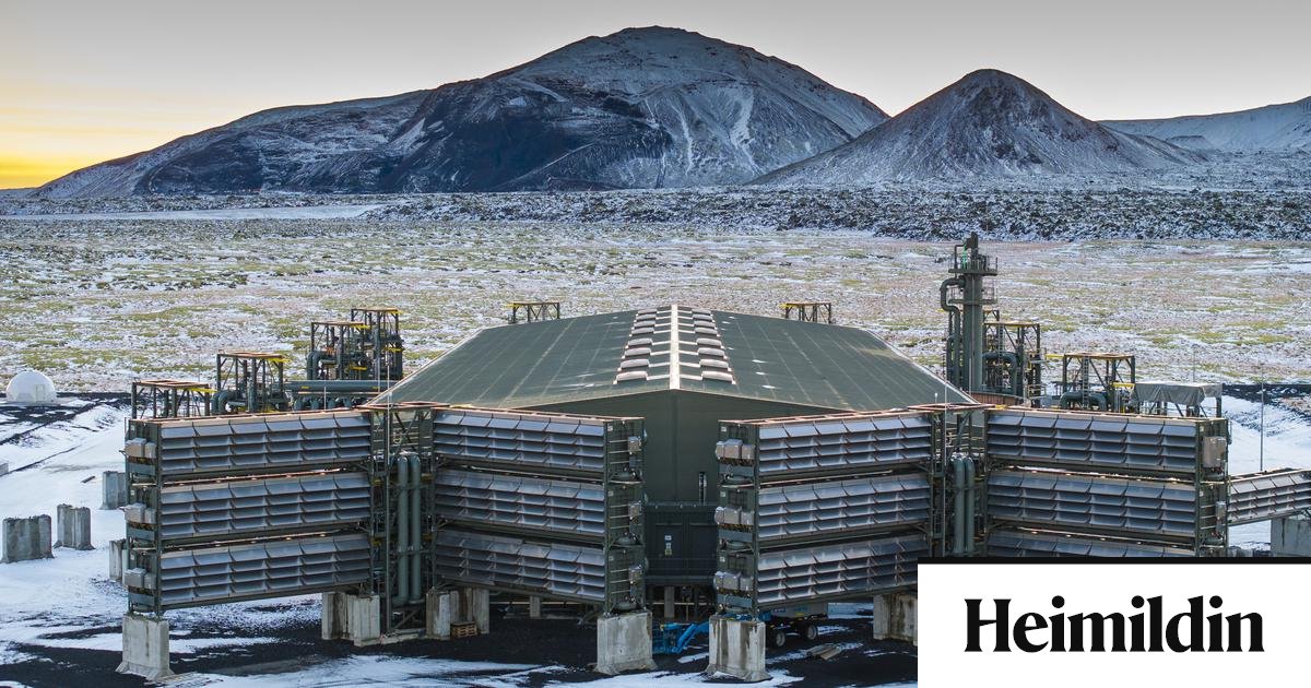 Climeworks’ capture fails to cover its own emissions - Heimildin