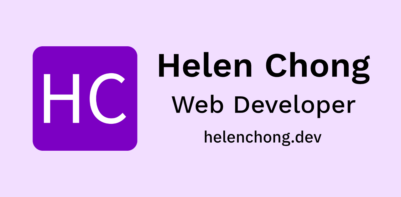 Aboard the Eleventy 3.0 Train | Helen Chong, Web Developer