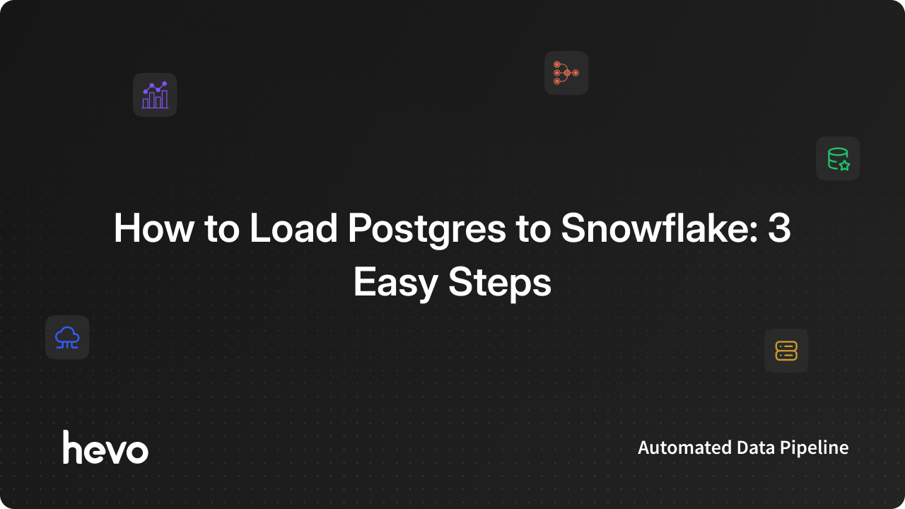How to Connect Postgres to Snowflake?[+no-code option]