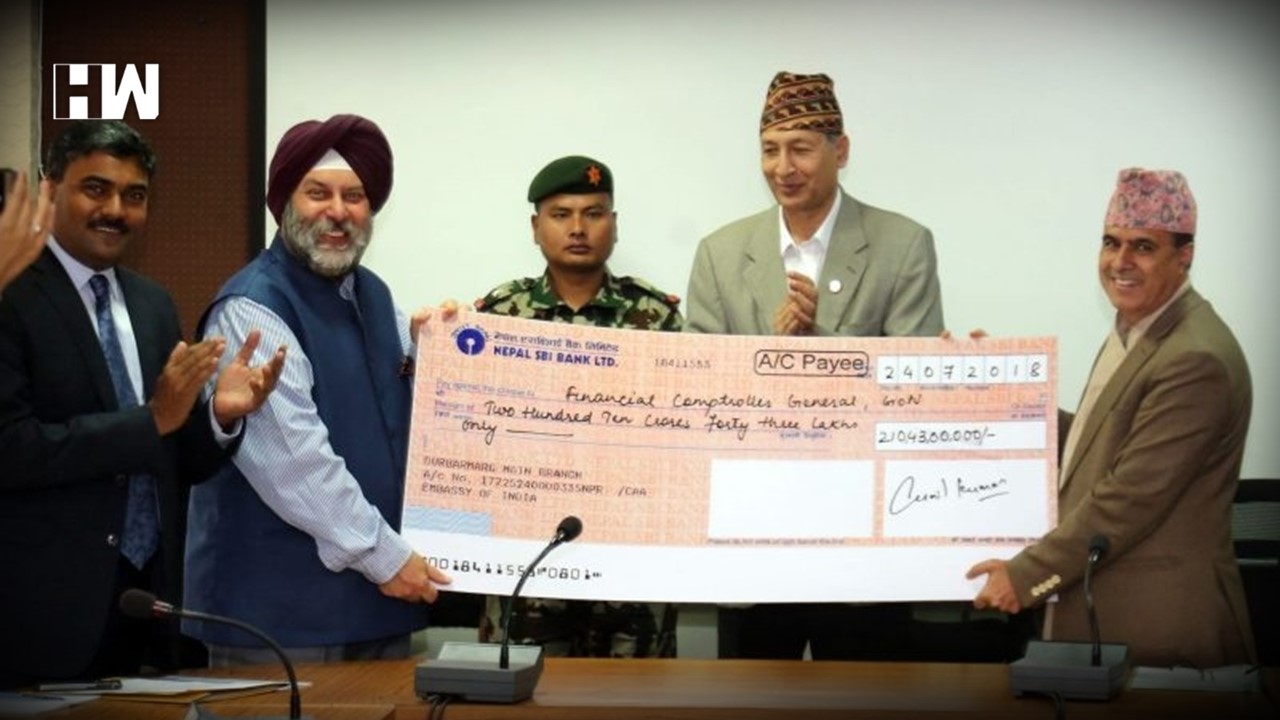 Nepal government gets 2.1 billion from India - HW News English