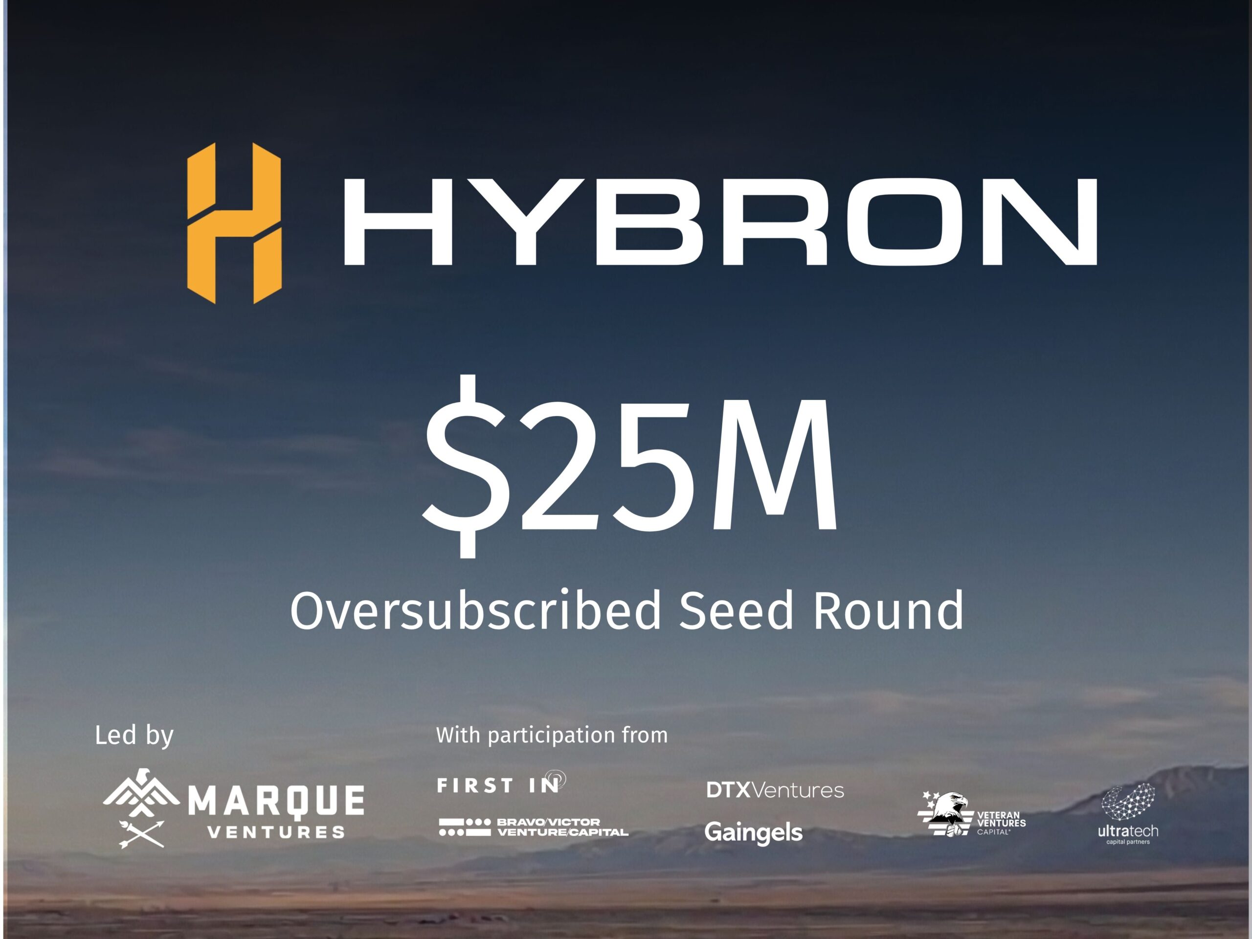 Hybron Closes Oversubscribed $25M Seed Round - Hybron
