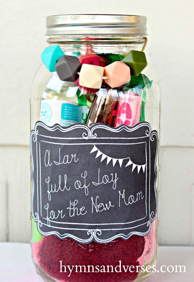 Mason Jar Gift for the New Mom | Hymns and Verses