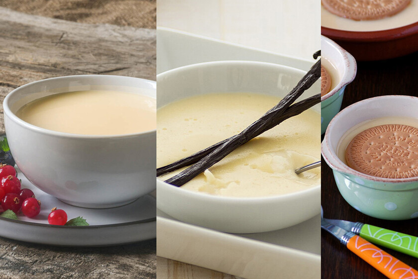 Crema inglesa, crema pastelera y natilla: diferencias, elaboración y usos