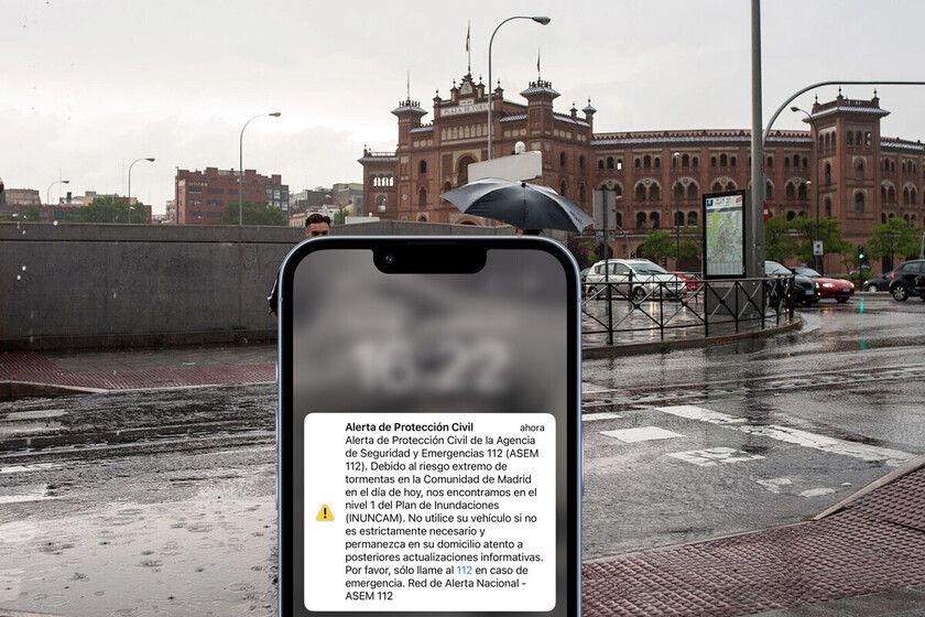 La alerta de la DANA que has recibido en tu móvil no es un SMS ni usa tu número: así funciona el sistema de emergencias ES-Alert