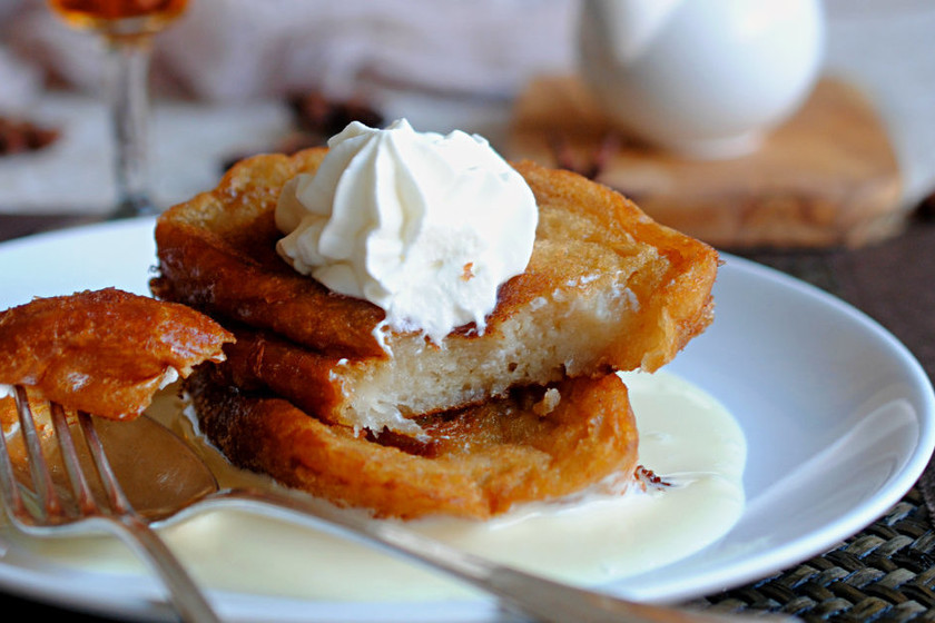 Torrijas invertidas. Receta de cocina fácil, sencilla y deliciosa